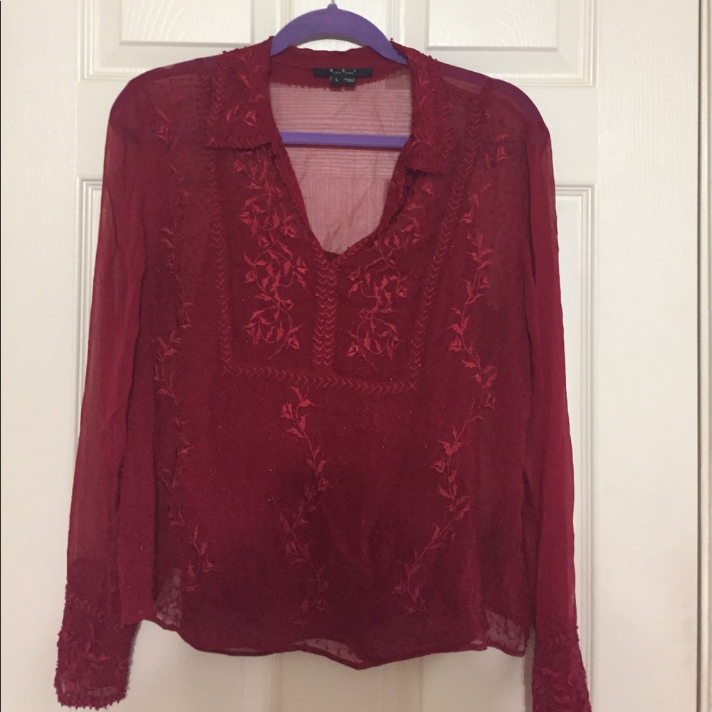 Beaded blouse